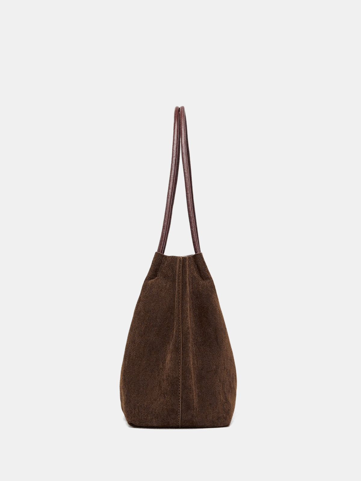 Faux Suede Tote Bag