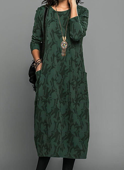 Printed Midi Wedding Guest Dress