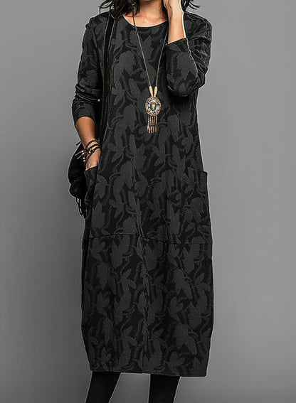 Printed Midi Wedding Guest Dress