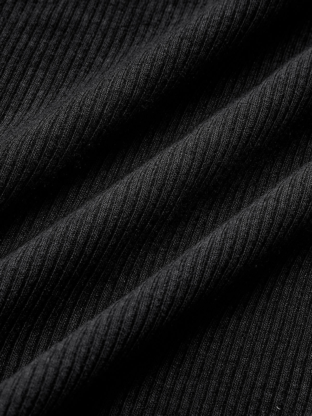 Ribbed Slim Fit Crew Neck Top