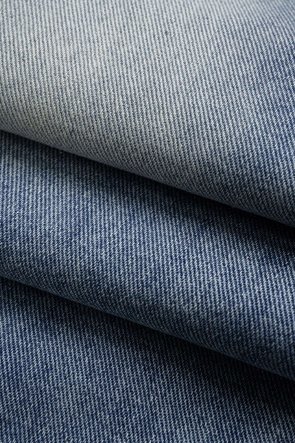 Ripped Wide Leg Denim Jeans