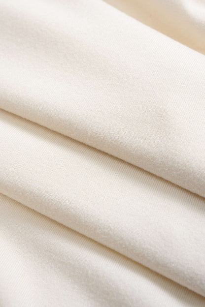 Ruched Long Sleeve Top And High Waist Trousers Set