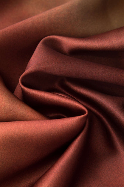 Satin Cowl Neck Asymmetric Maxi Dress