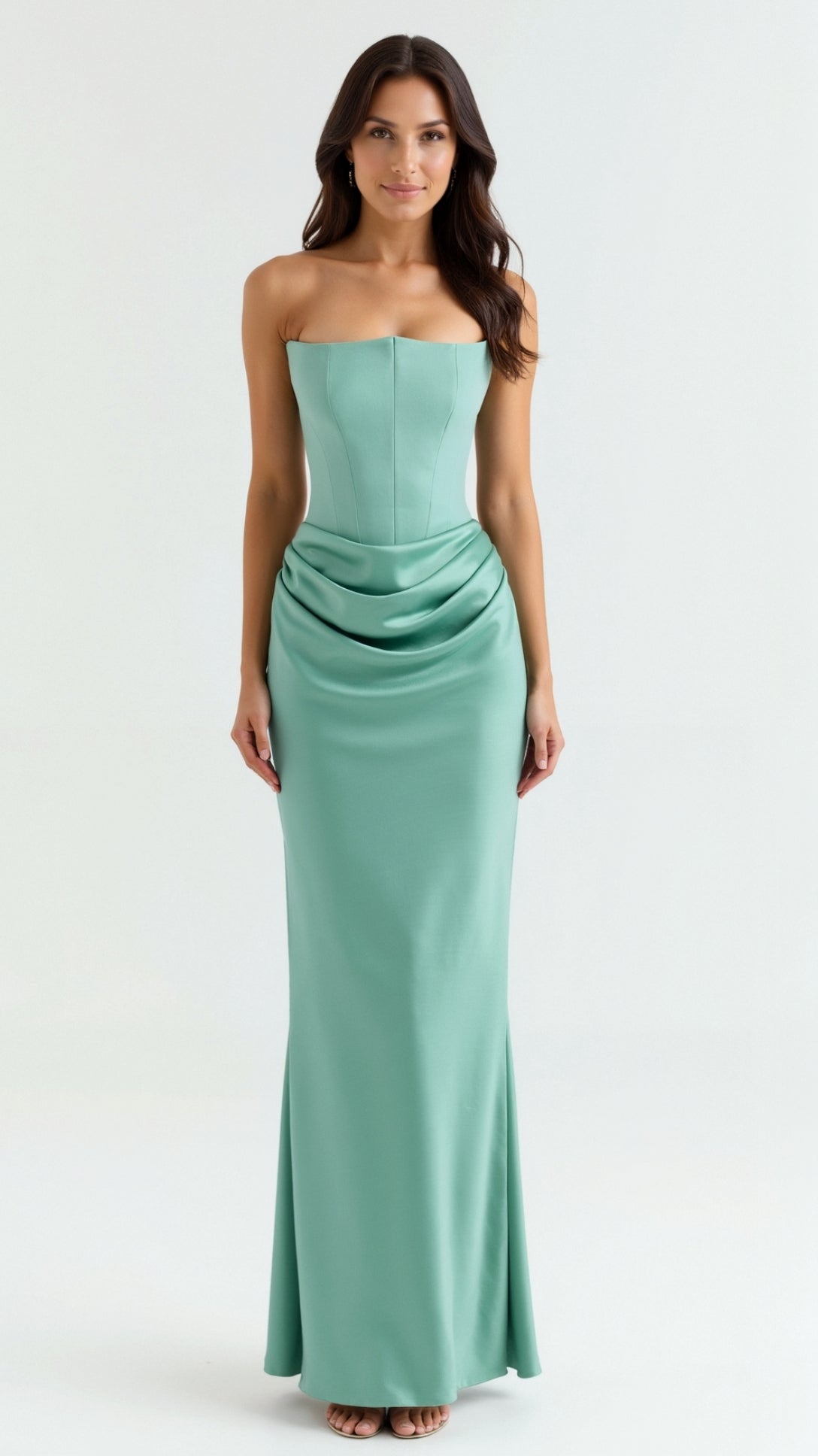 Sleek Column Maxi Dress