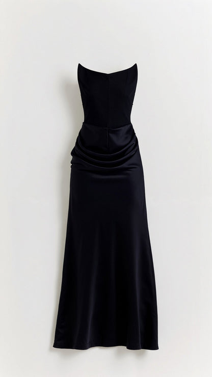 Sleek Column Maxi Dress
