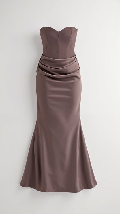 Sleek Column Maxi Dress