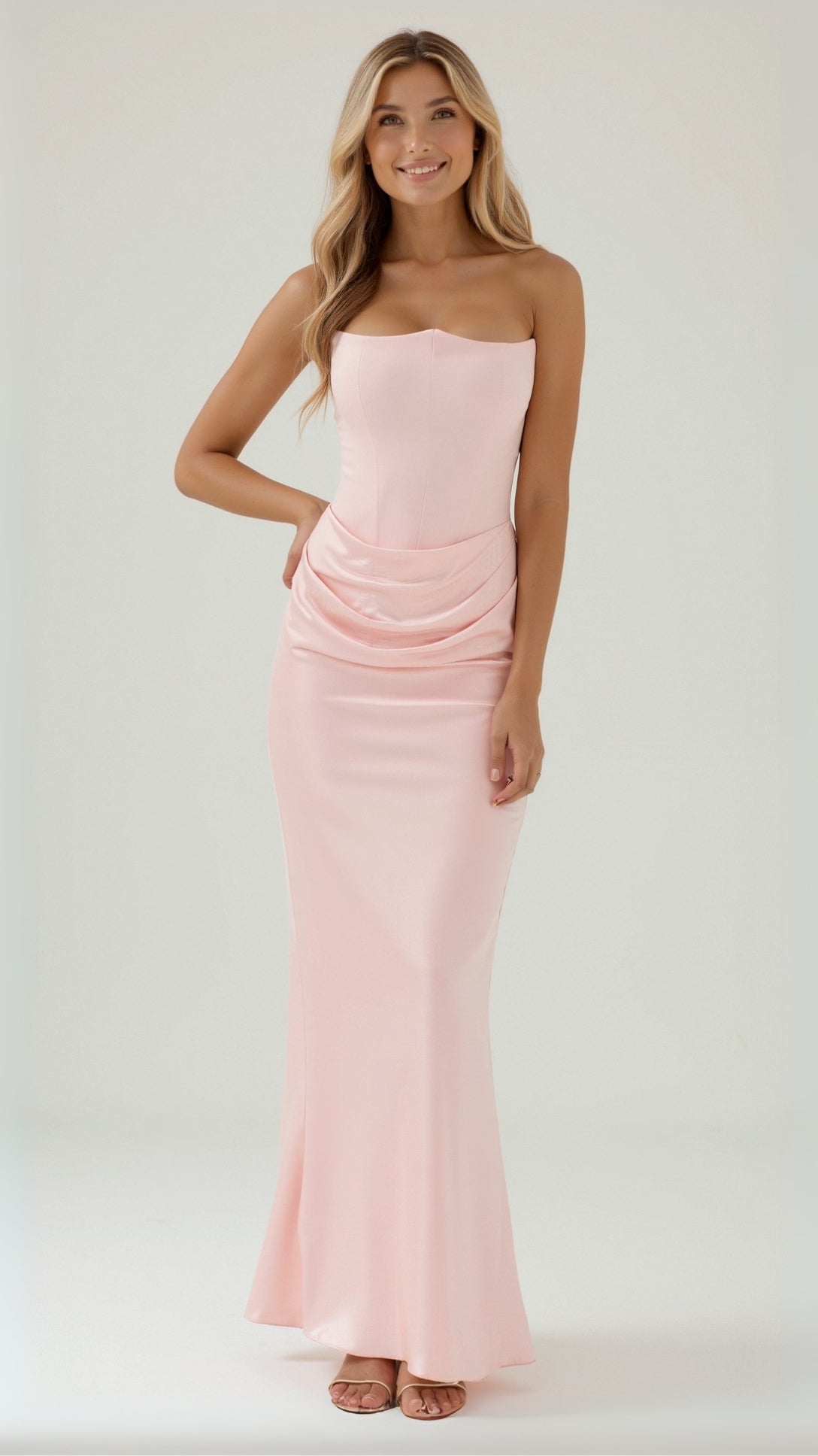 Sleek Column Maxi Dress