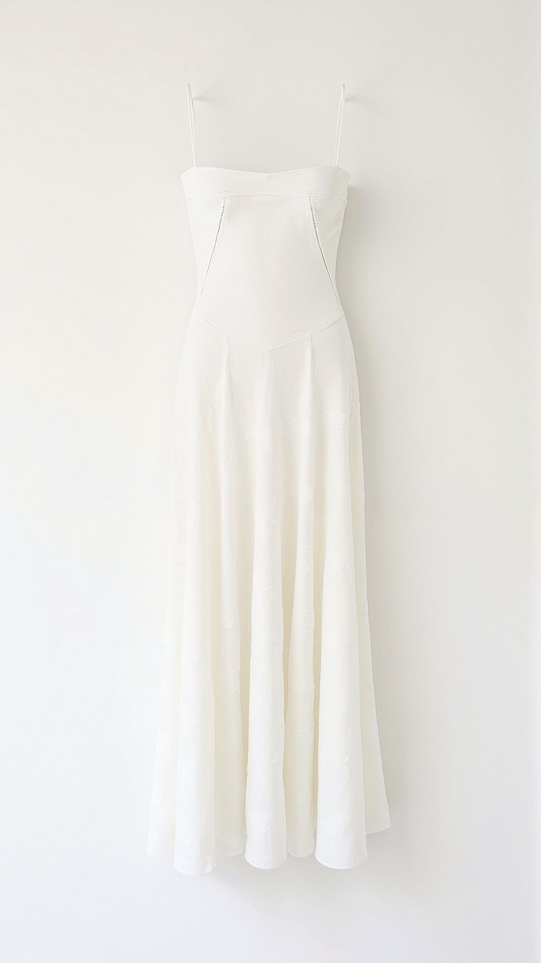 Sleek V-Neck Slip Maxi Dress