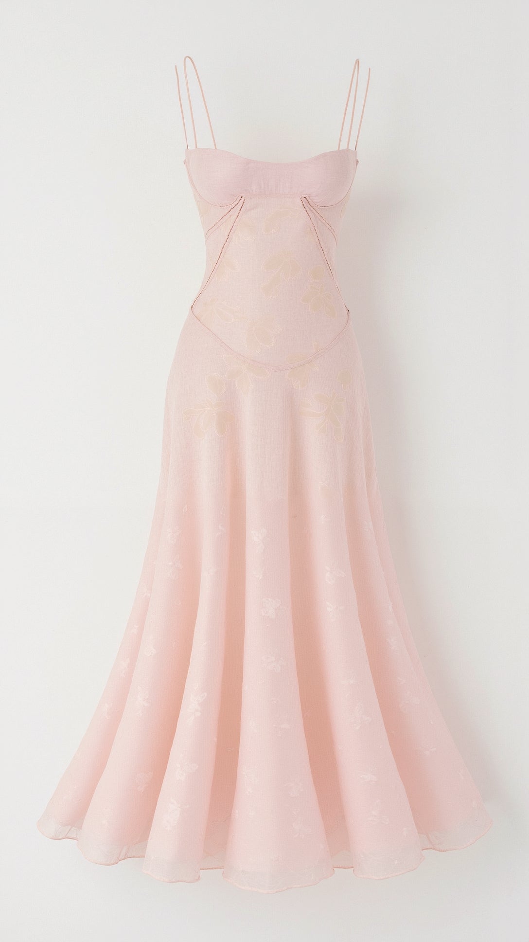 Sleek V-Neck Slip Maxi Dress