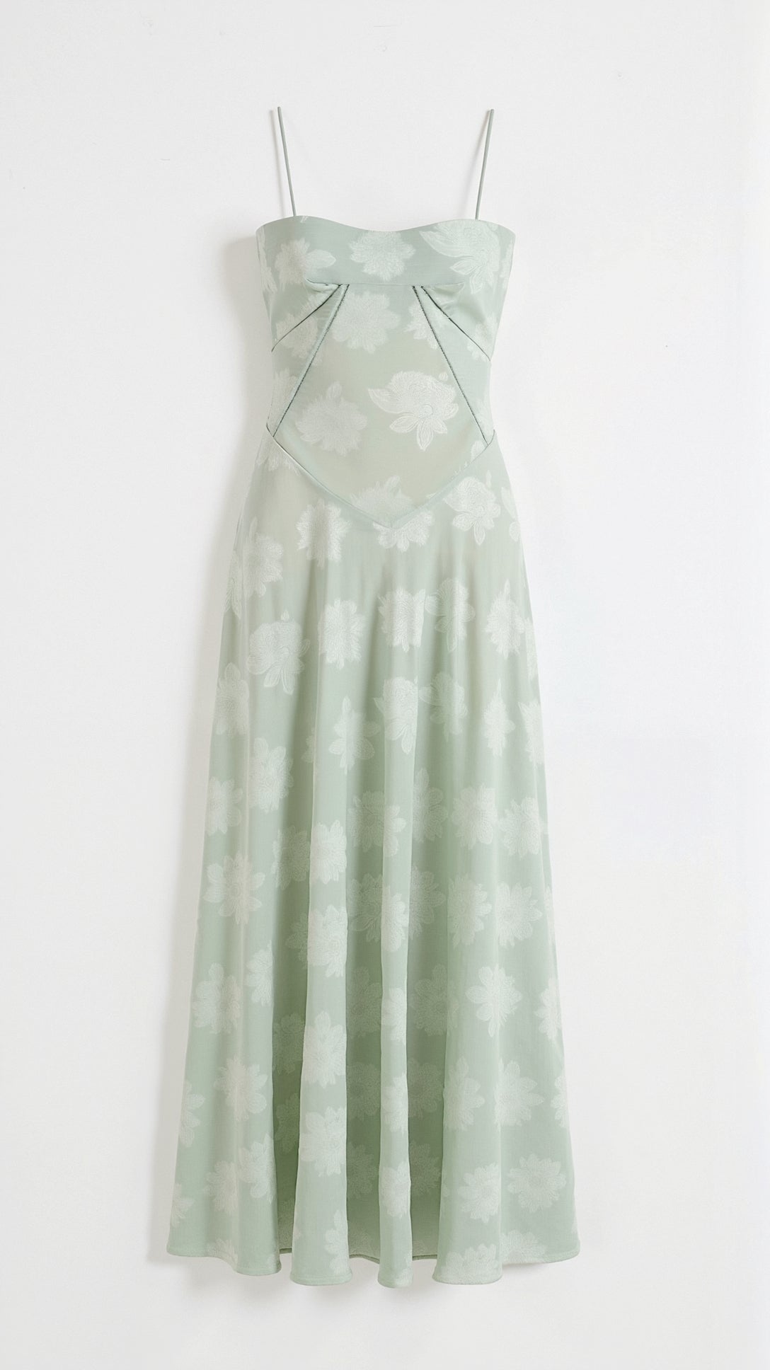 Sleek V-Neck Slip Maxi Dress