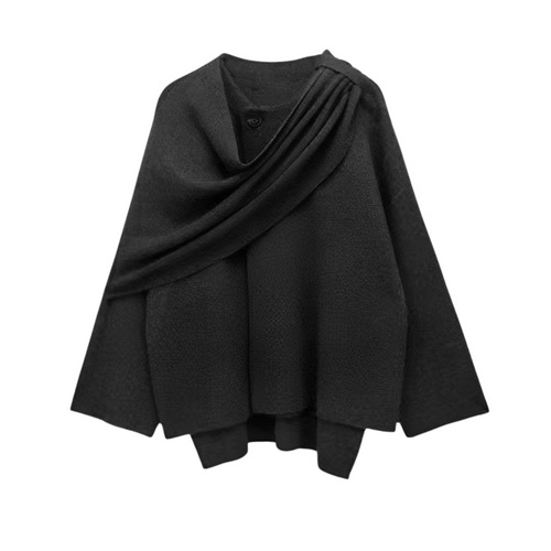 Soft Draped Cape Womens Coat