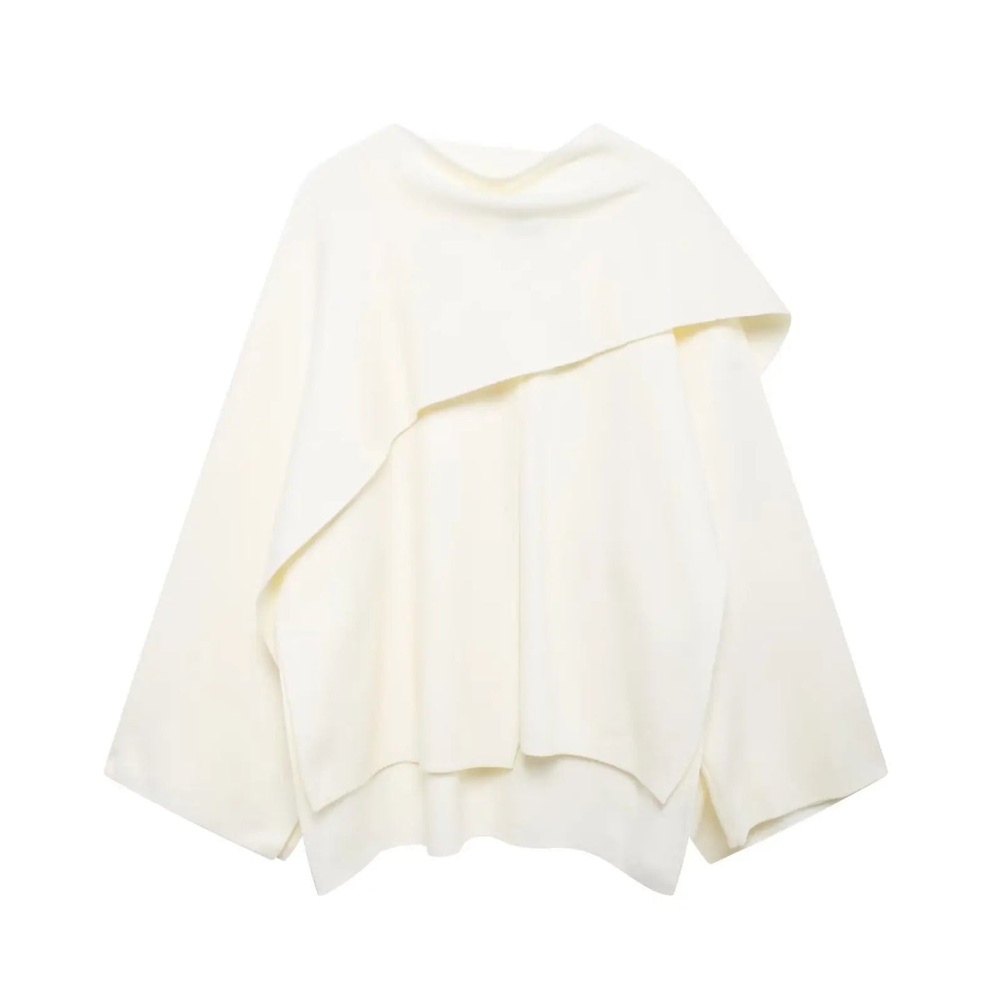 Soft Draped Cape Womens Coat