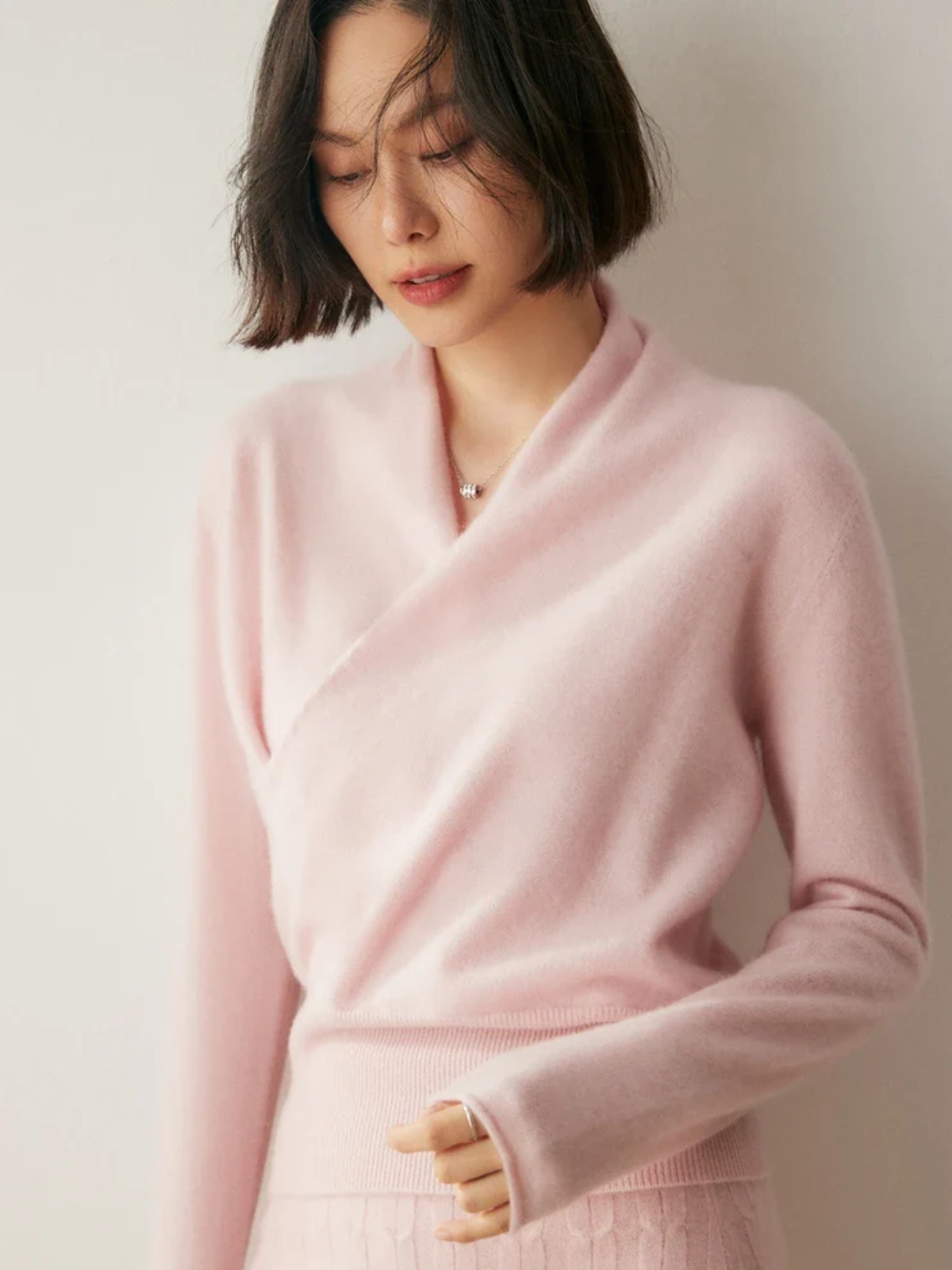 Soft Knit Crossover Women's Sweater