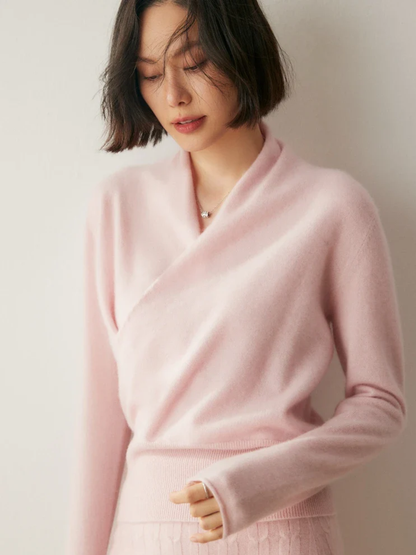 Soft Knit Crossover Women's Sweater