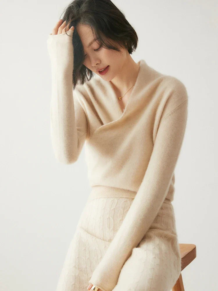 Soft Knit Crossover Women's Sweater