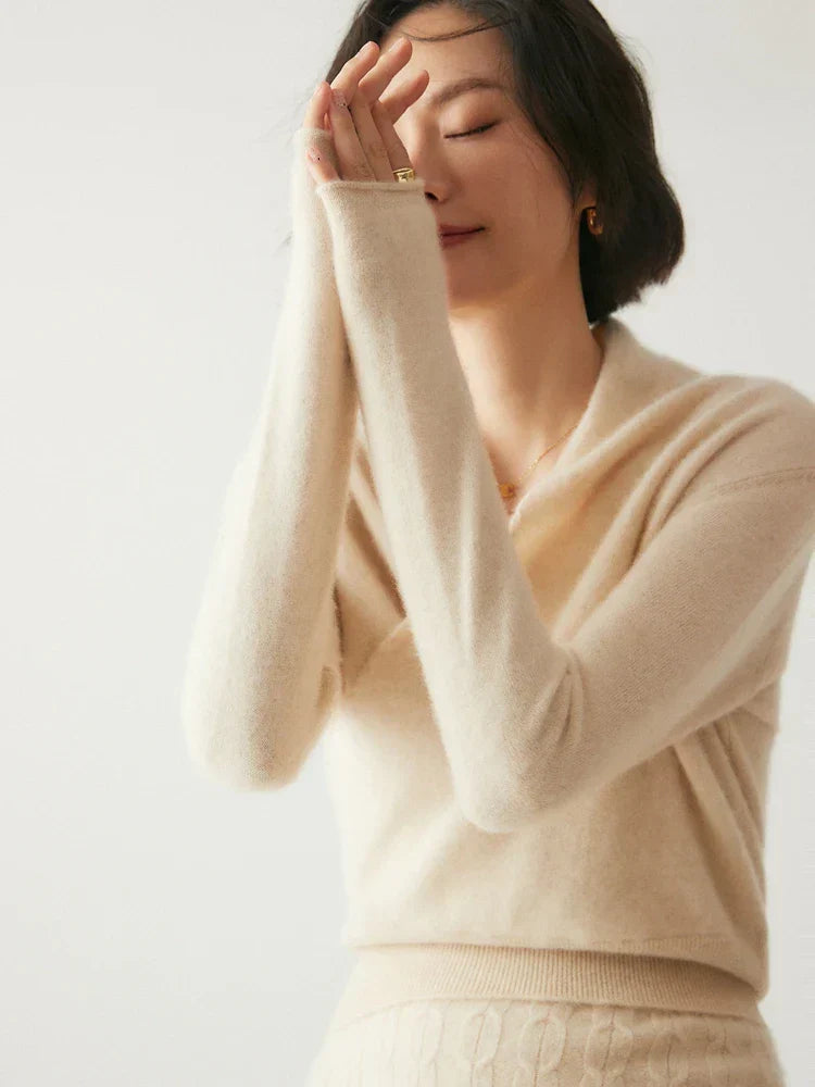 Soft Knit Crossover Women's Sweater