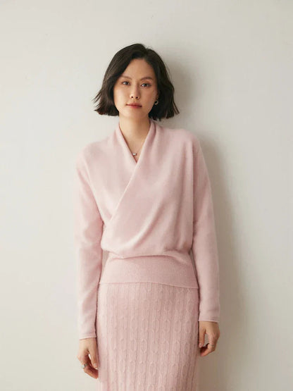 Soft Knit Crossover Women's Sweater