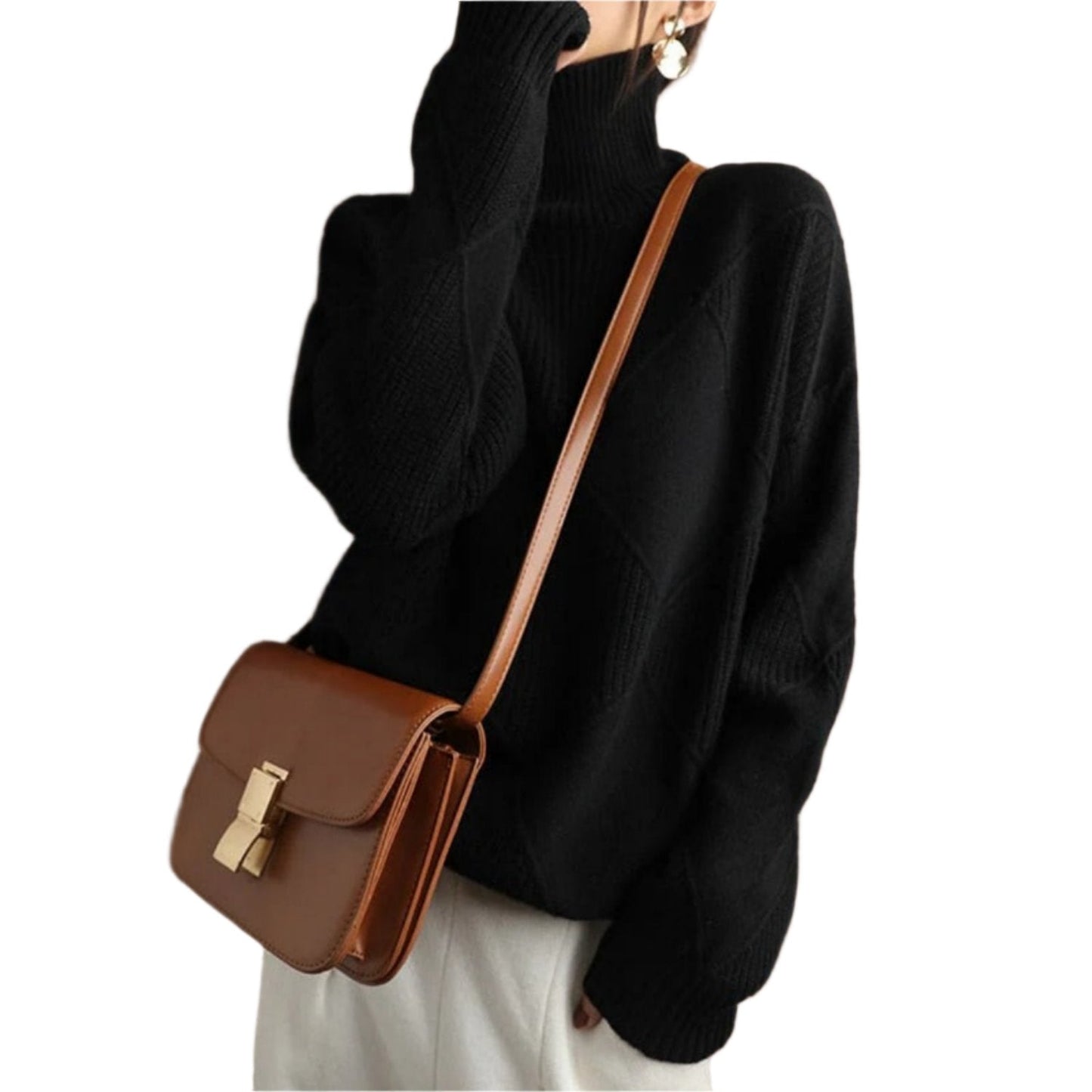 Soft Knit Turtleneck Sweater