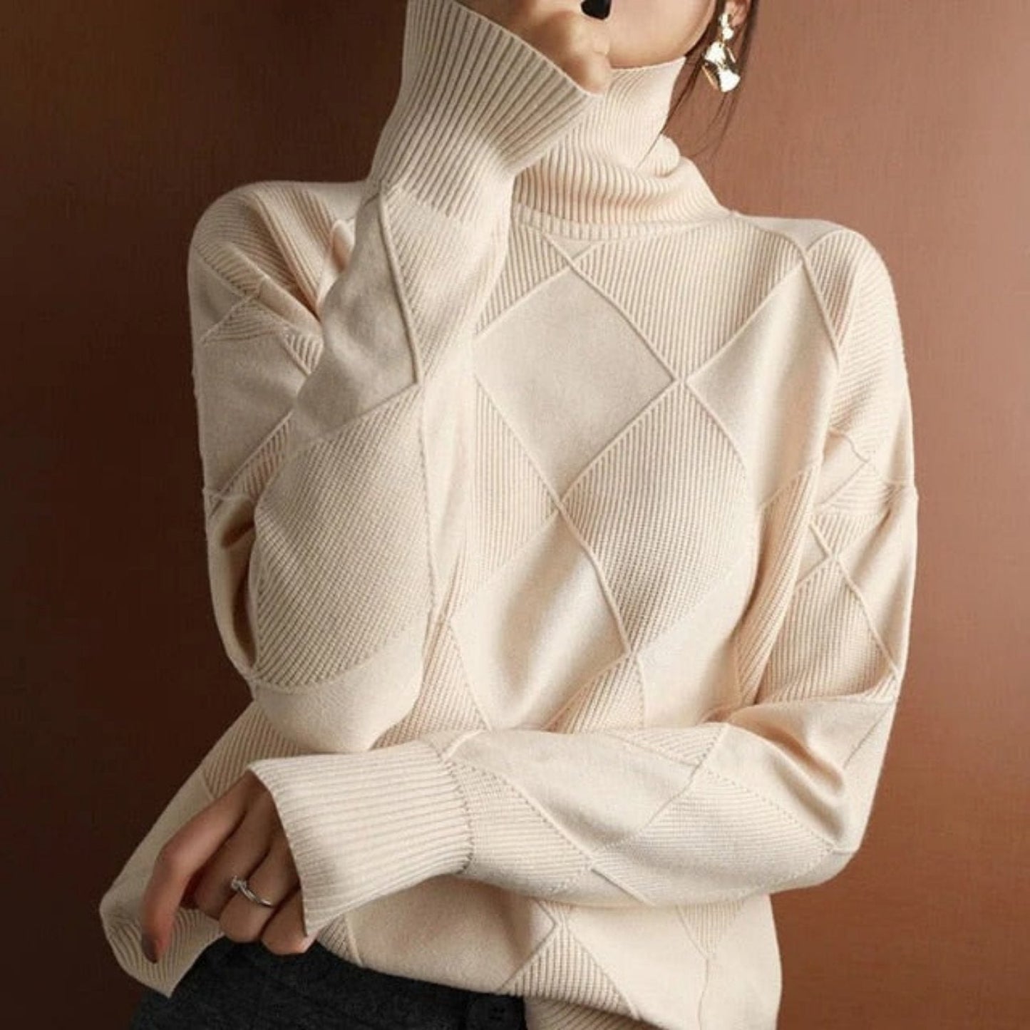 Soft Knit Turtleneck Sweater