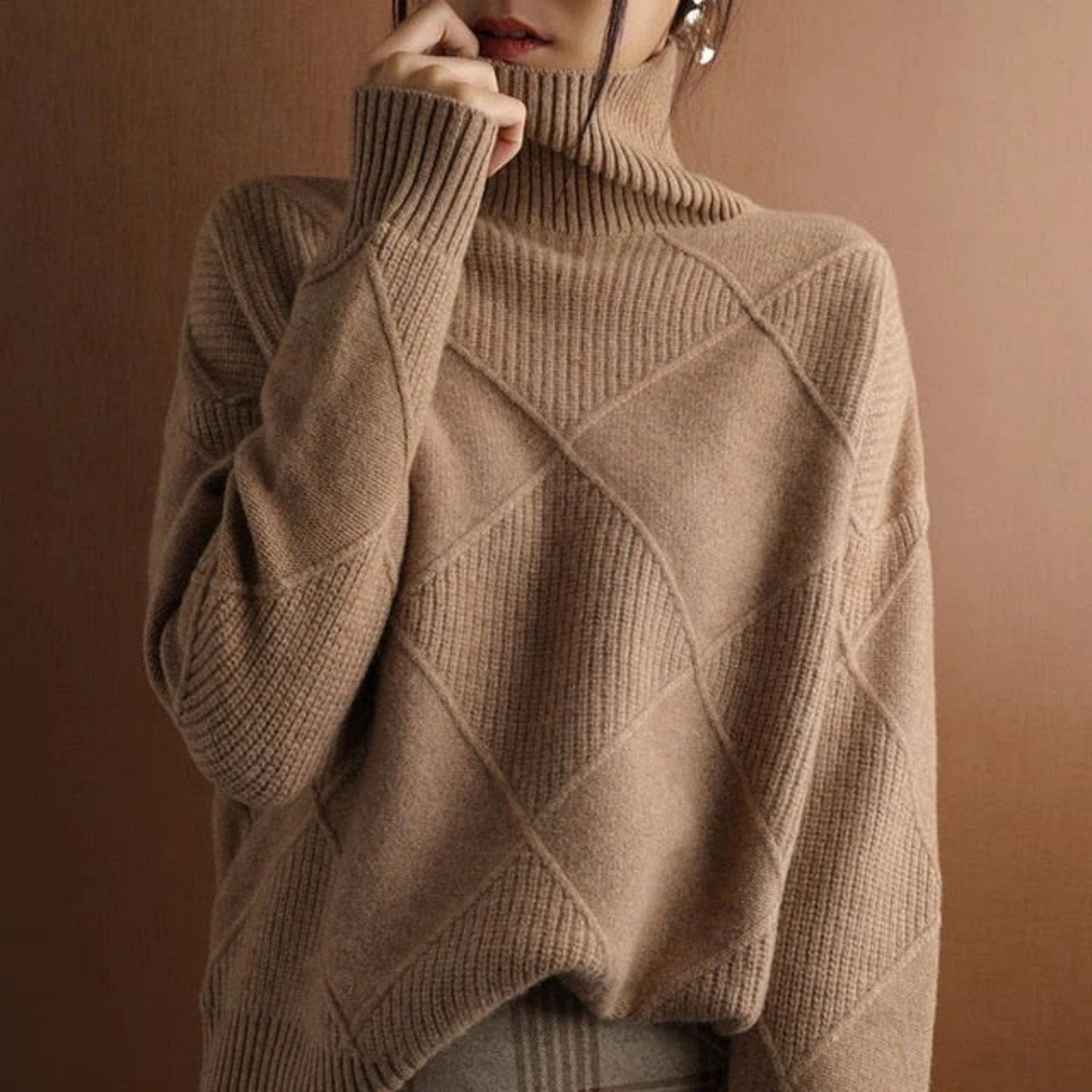 Soft Knit Turtleneck Sweater