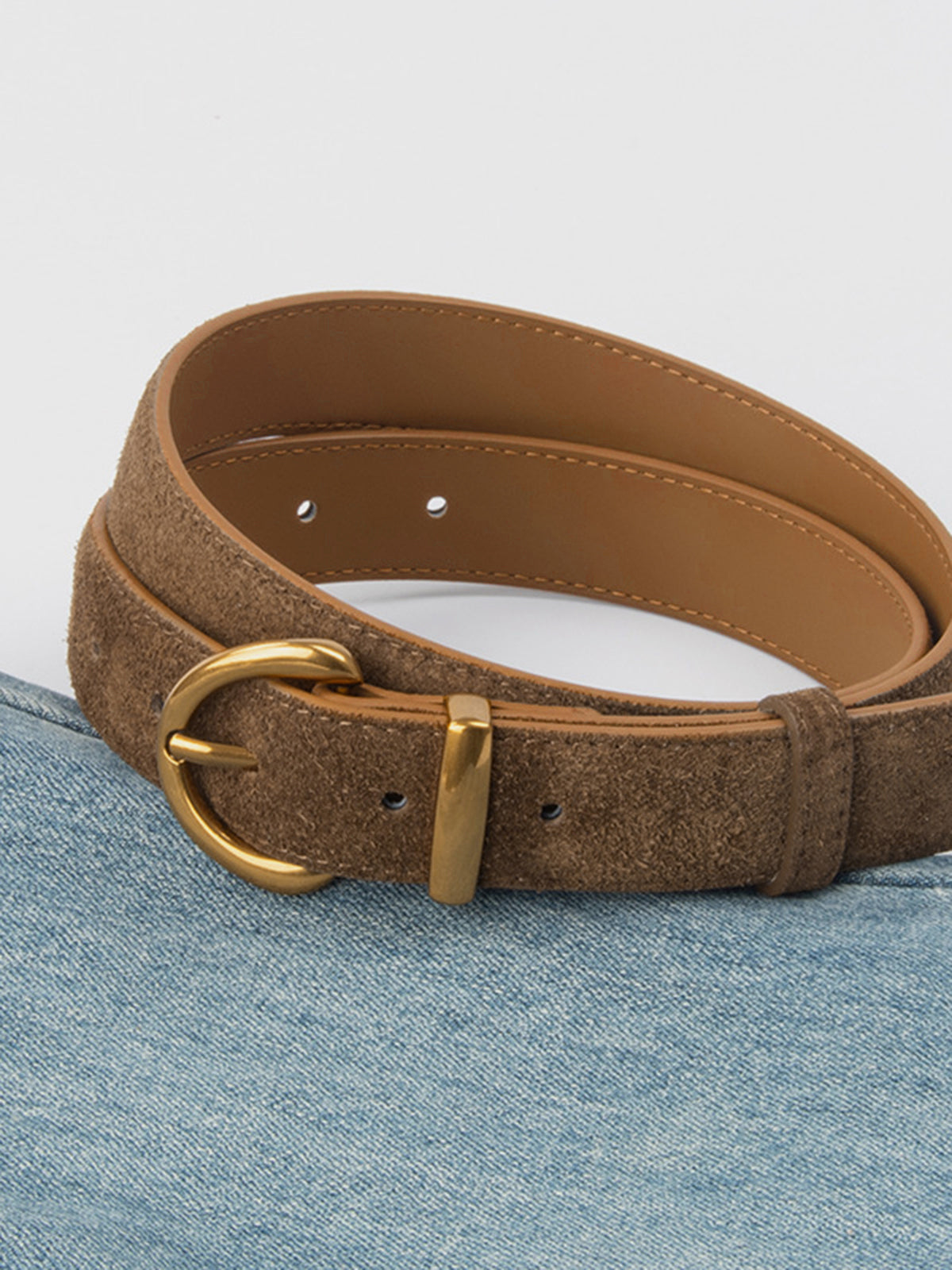 Soft Leather Buckle Belt