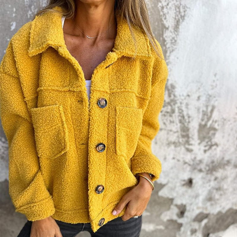 Soft Lined Classic Collar Jacket