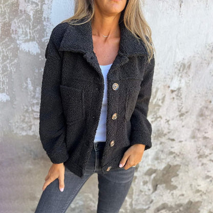 Soft Lined Classic Collar Jacket