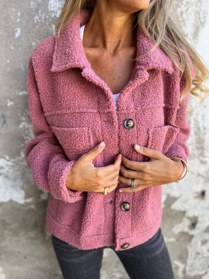 Soft Lined Classic Collar Jacket