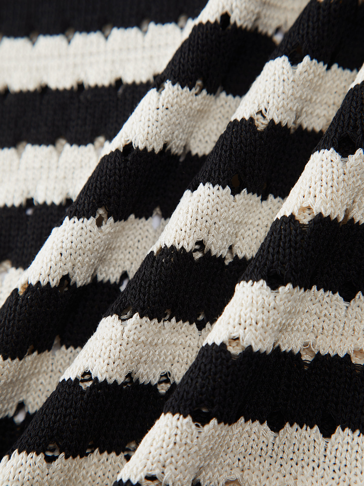 Striped Knitted V-Neck Sweater Vest
