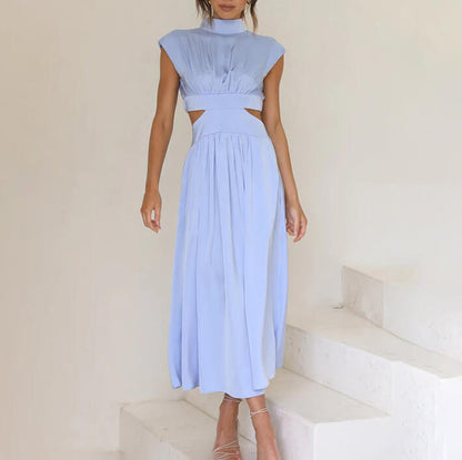 Structured Cut-Out Midi Dress