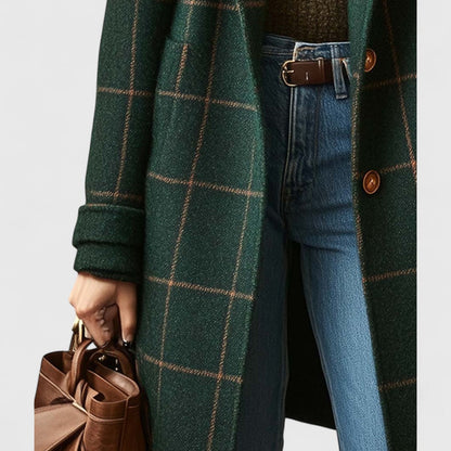 Structured Wool Blend Winter Coat