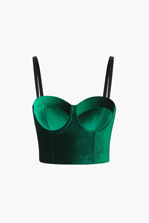 Velvet Sweetheart Cami Top for Women