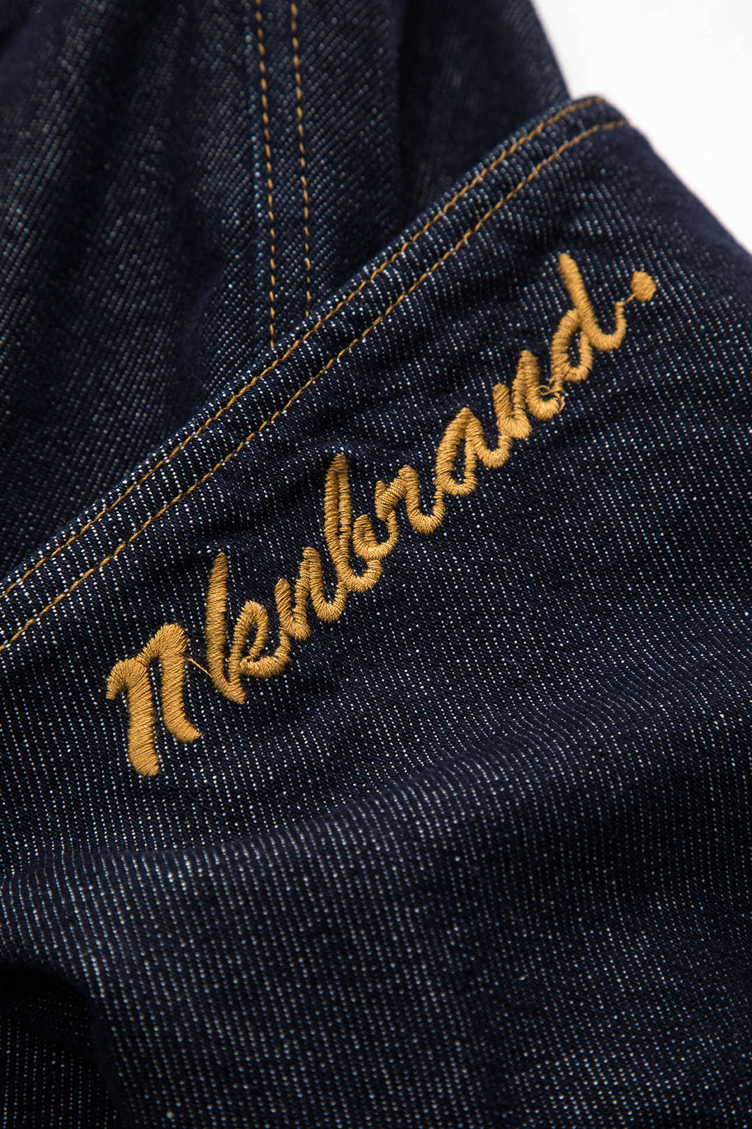 Washed Denim Wide Leg Jeans