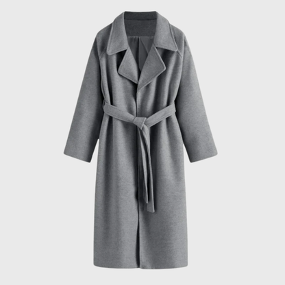 Wool Blend Tailored Overcoat