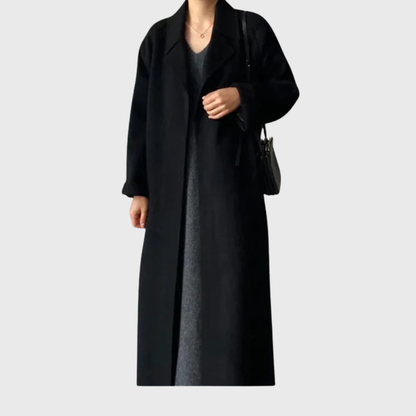 Wool Blend Tailored Overcoat