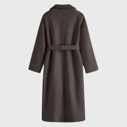 Wool Blend Tailored Overcoat