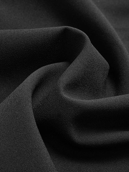 Woven Fabric Cross Halter Tank Top