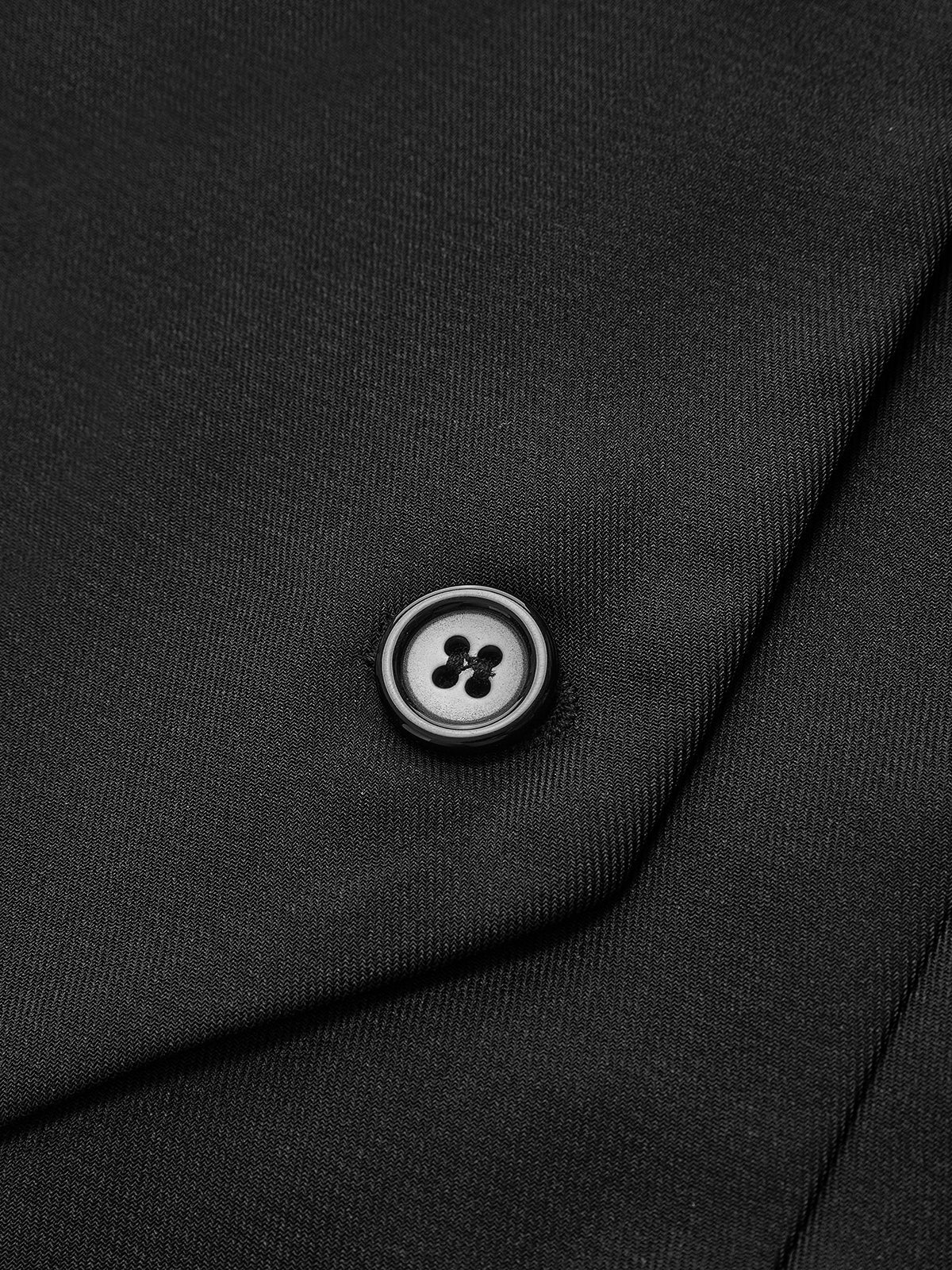 Woven Fabric Pleated Skirt Two Piece Set