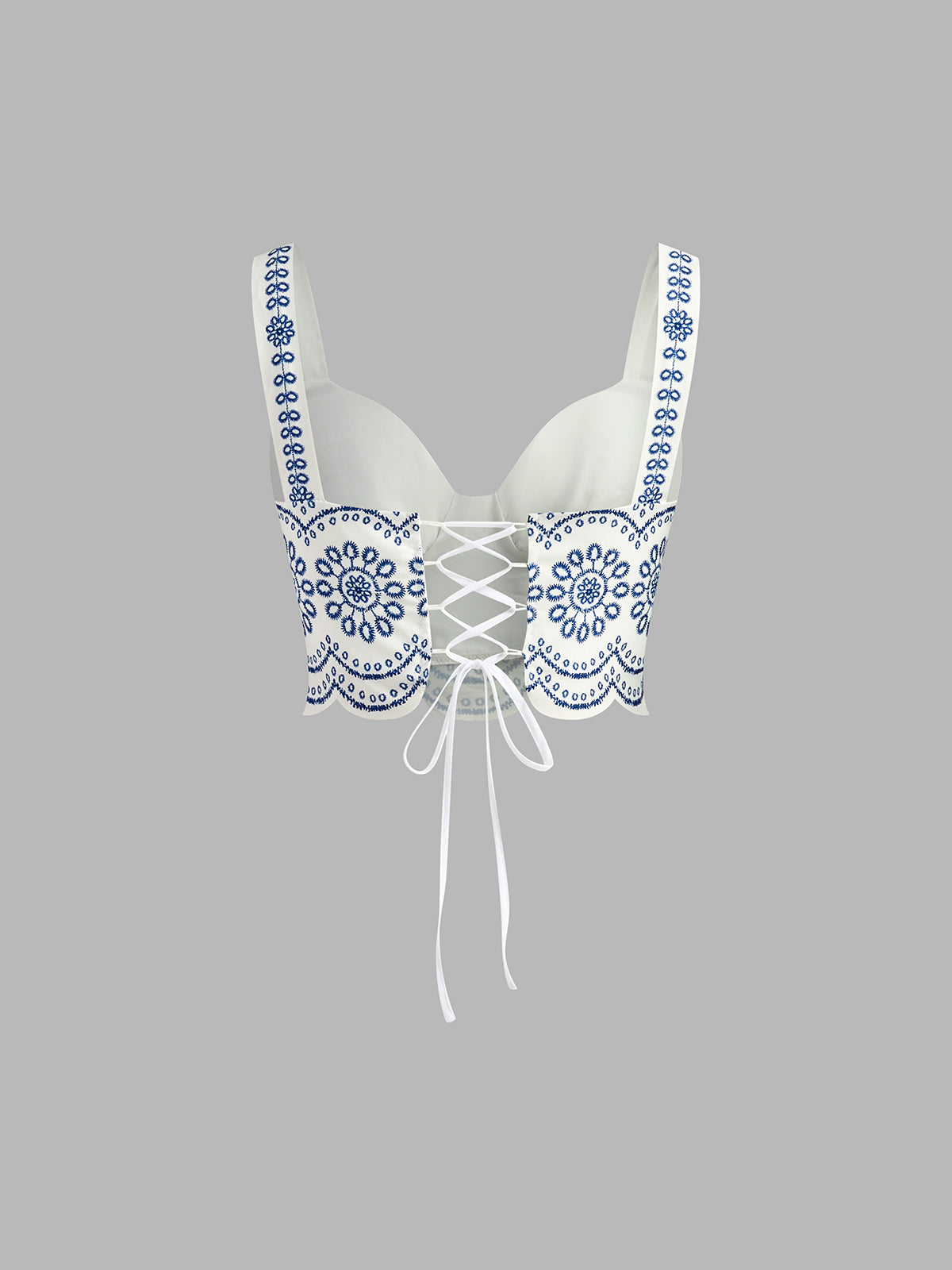 Woven Fabric Tie Back Skirt Set